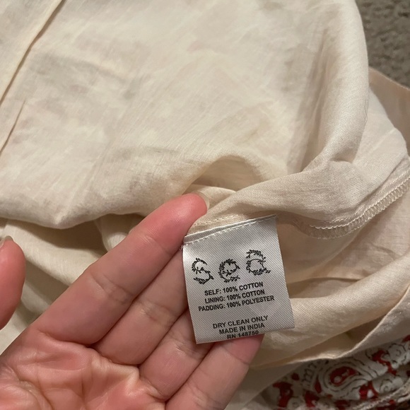 SEA Ivette Tiered Printed Cotton Mini Dress - Picture 6 of 6